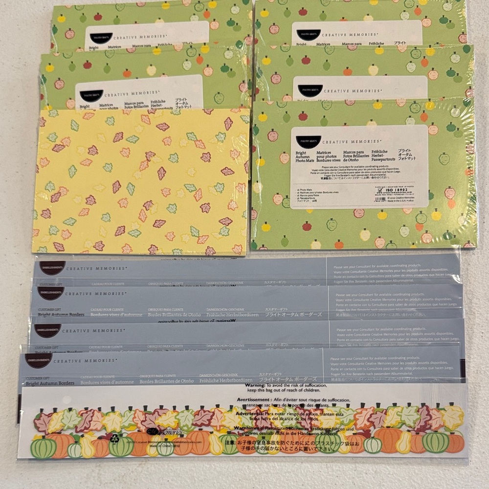 Creative Memories Bright Autumn Paper Collection